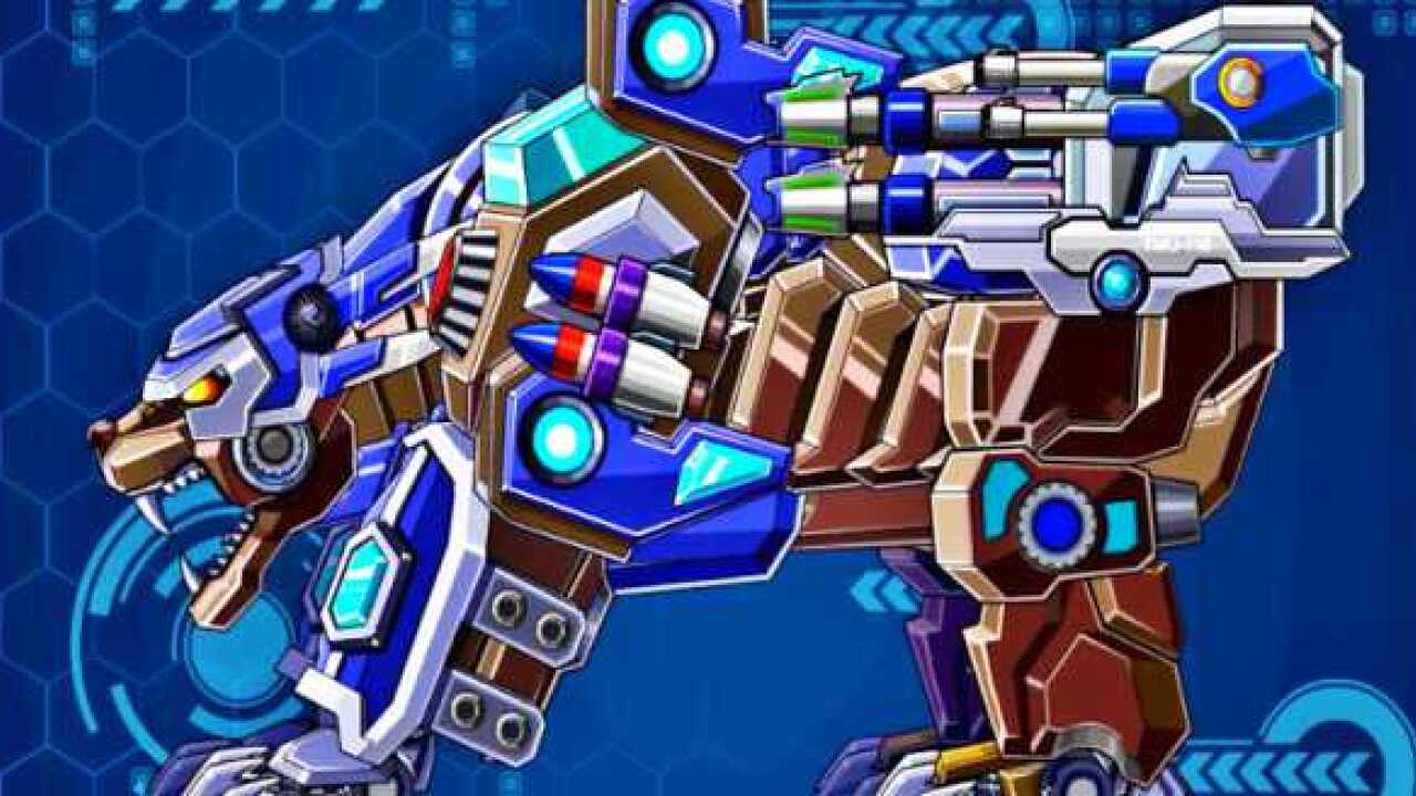 变形金刚猛兽熊诞生!獠牙的攻击力很猛,对手要小心咯