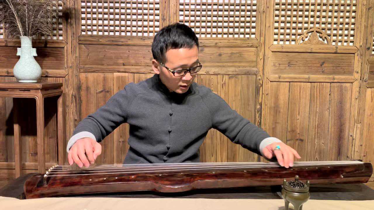 古琴弹唱,琴歌《黄莺吟》_腾讯视频