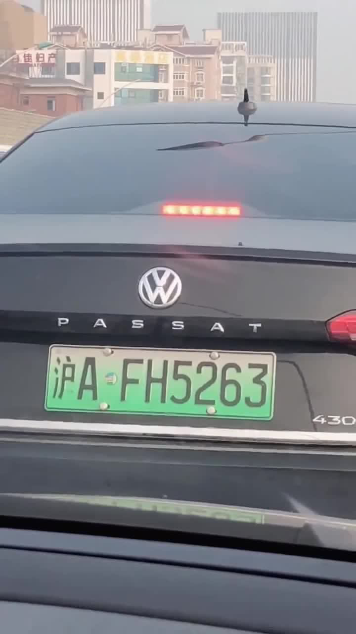 现在大众带字母怎么是绿牌