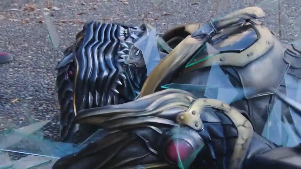 假面骑士时王二阶可以操作时间的力量成功打败异类假面骑士龙牙