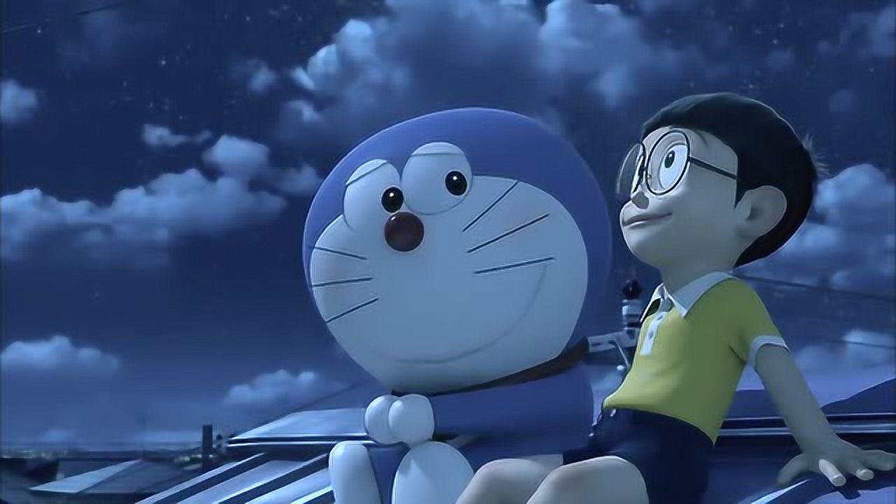 哆啦a梦:伴我同行:静香趴在大雄怀里哭,机器猫都看傻了!_腾讯视频