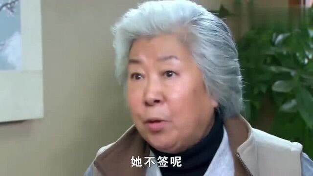 儿媳一直不签字,律师都想放弃打官司,可把农村婆婆给急坏了