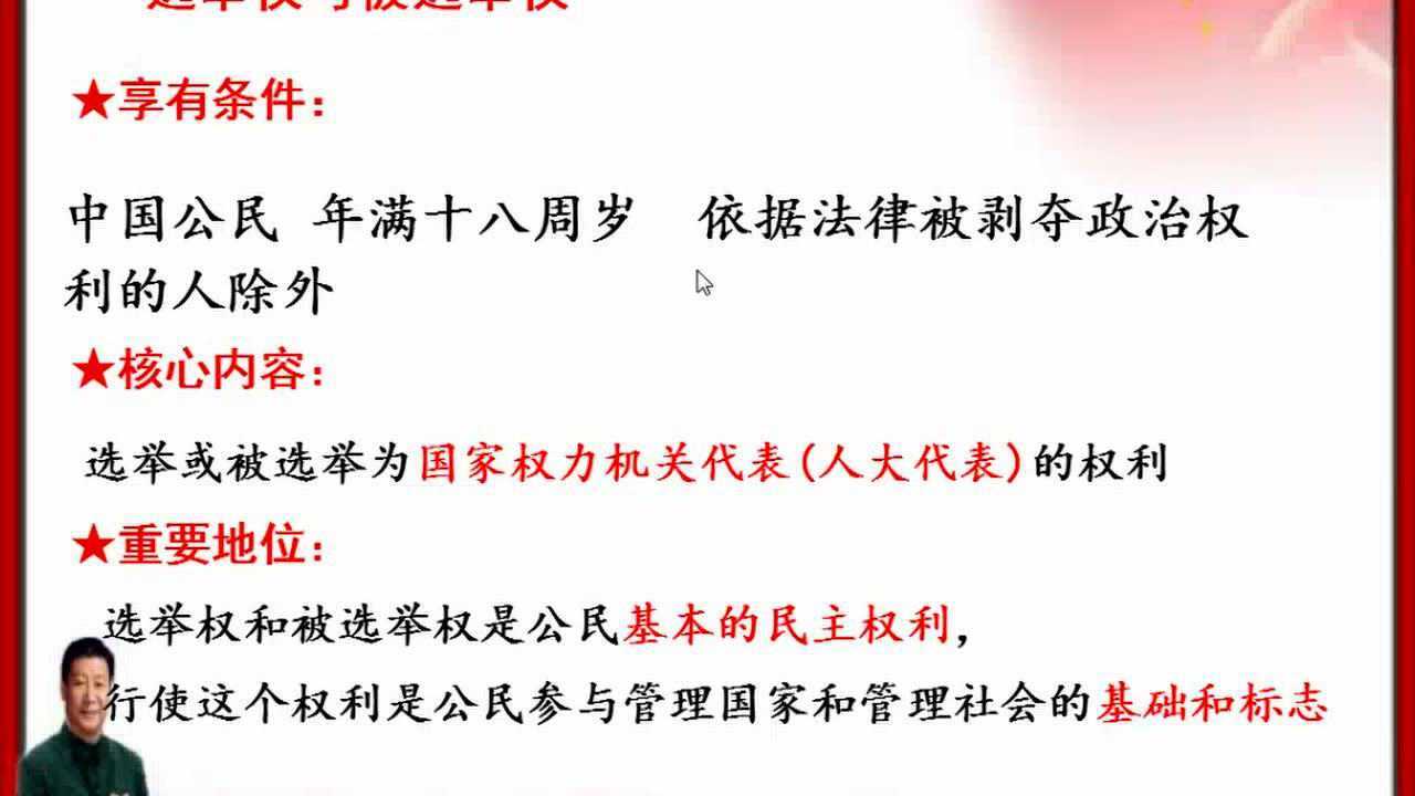 选举权和被选举权_腾讯视频