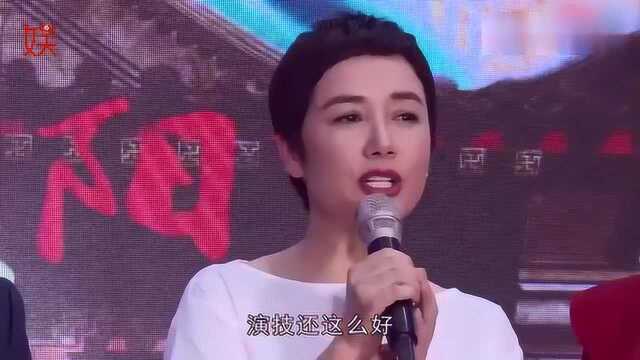 蒋雯丽青涩旧照曝光,网友表示:天然美的女神啊