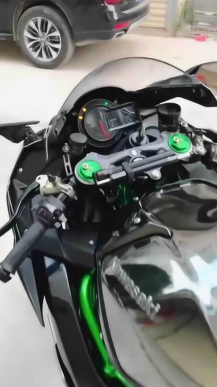 川崎h2的仪表盘不愧是豪车看起来太帅了