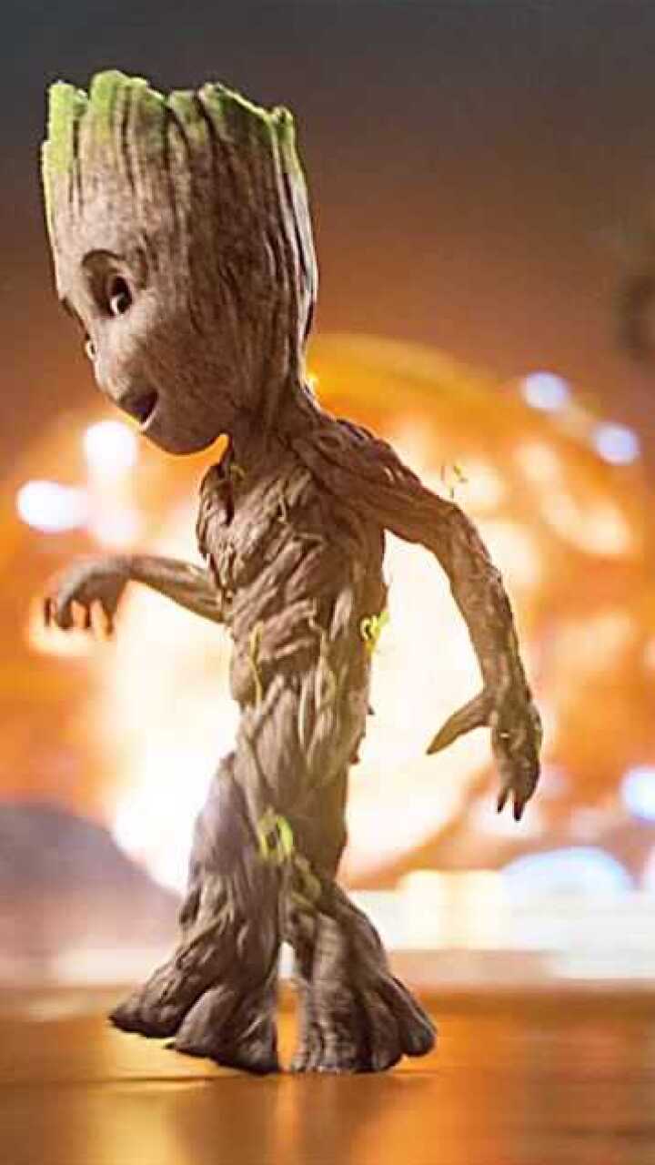 小格鲁特的可爱跳舞