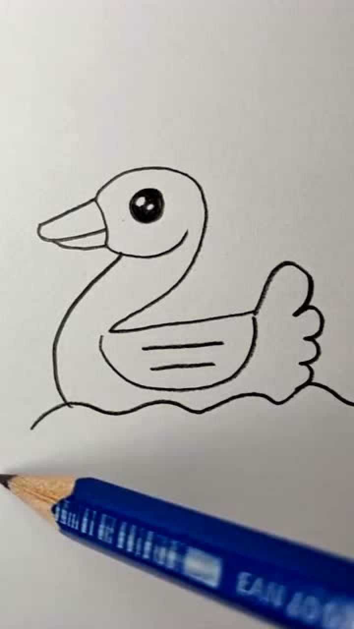 用2画鸭子,一看就会