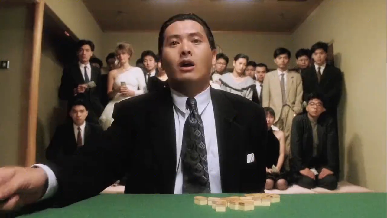 发哥对战日本赌神,麻将牌玩得飞起,轻松赢下第一局