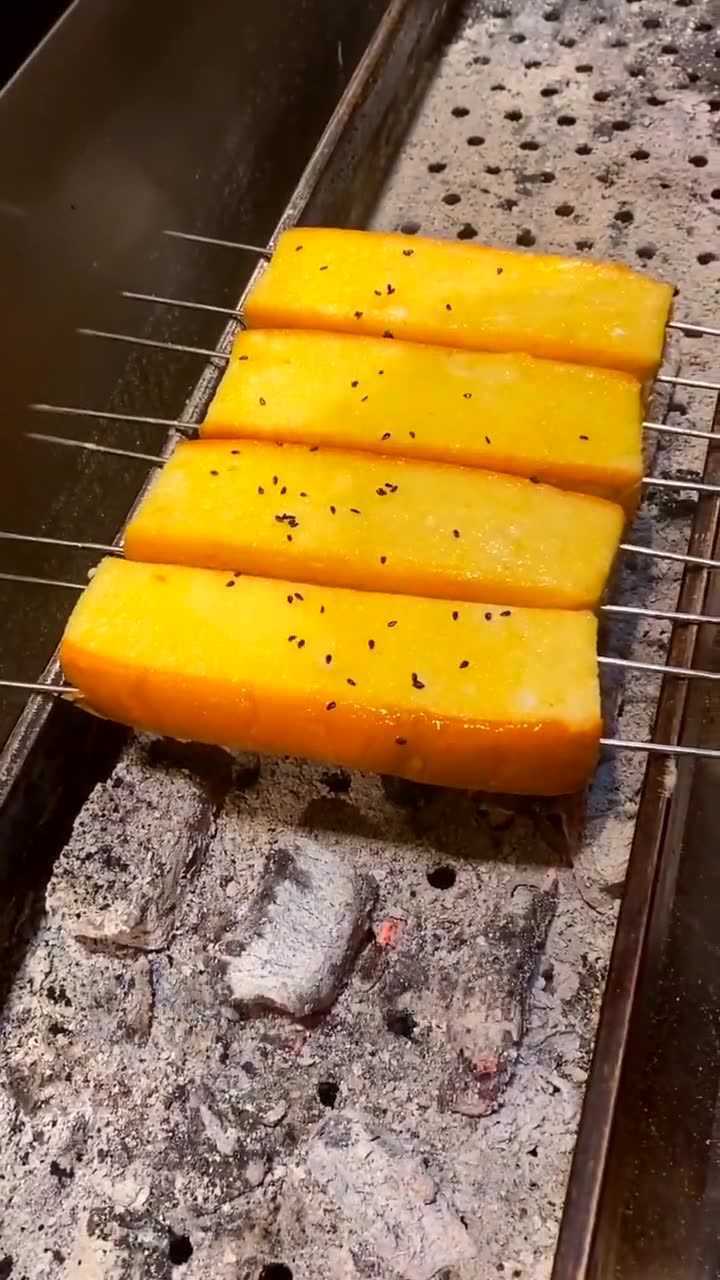 烧烤店烤面包片教程