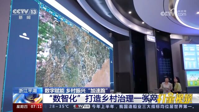 数字赋能!浙江平湖:“数智化”打造乡村治理一张网
