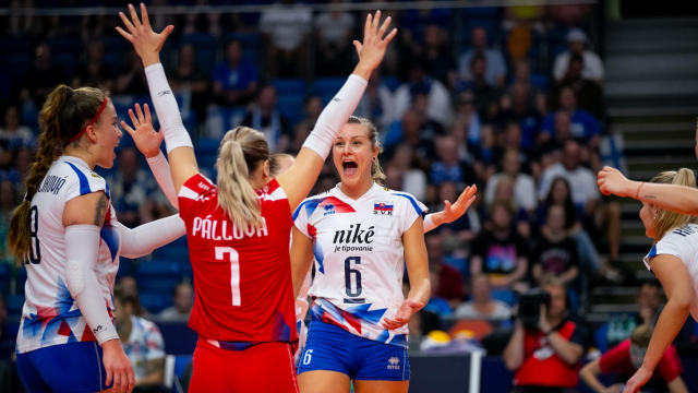 比赛集锦:2023女排欧锦赛小组赛d组 芬兰女排vs斯洛伐克女排