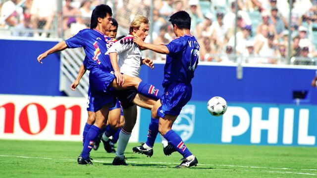 1994年世界杯德国32韩国,克林斯曼惊世侧钩,洪明甫无解世界波