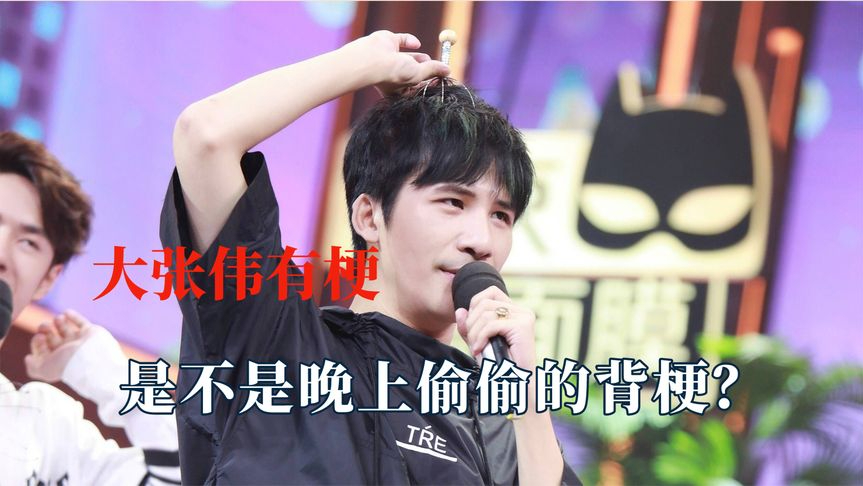 大张伟天生的脱口秀选手,是不是晚上偷偷的背梗?重新定义普信男