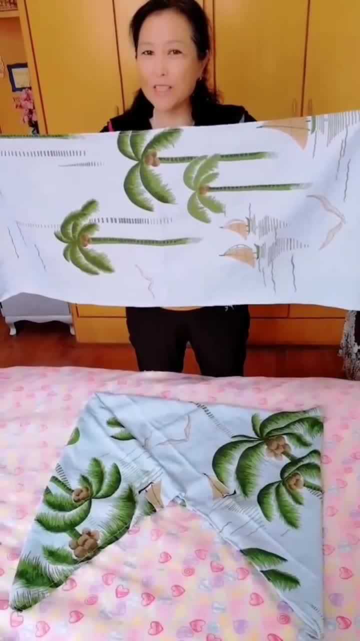 大小三角兜做法尺寸给朋友