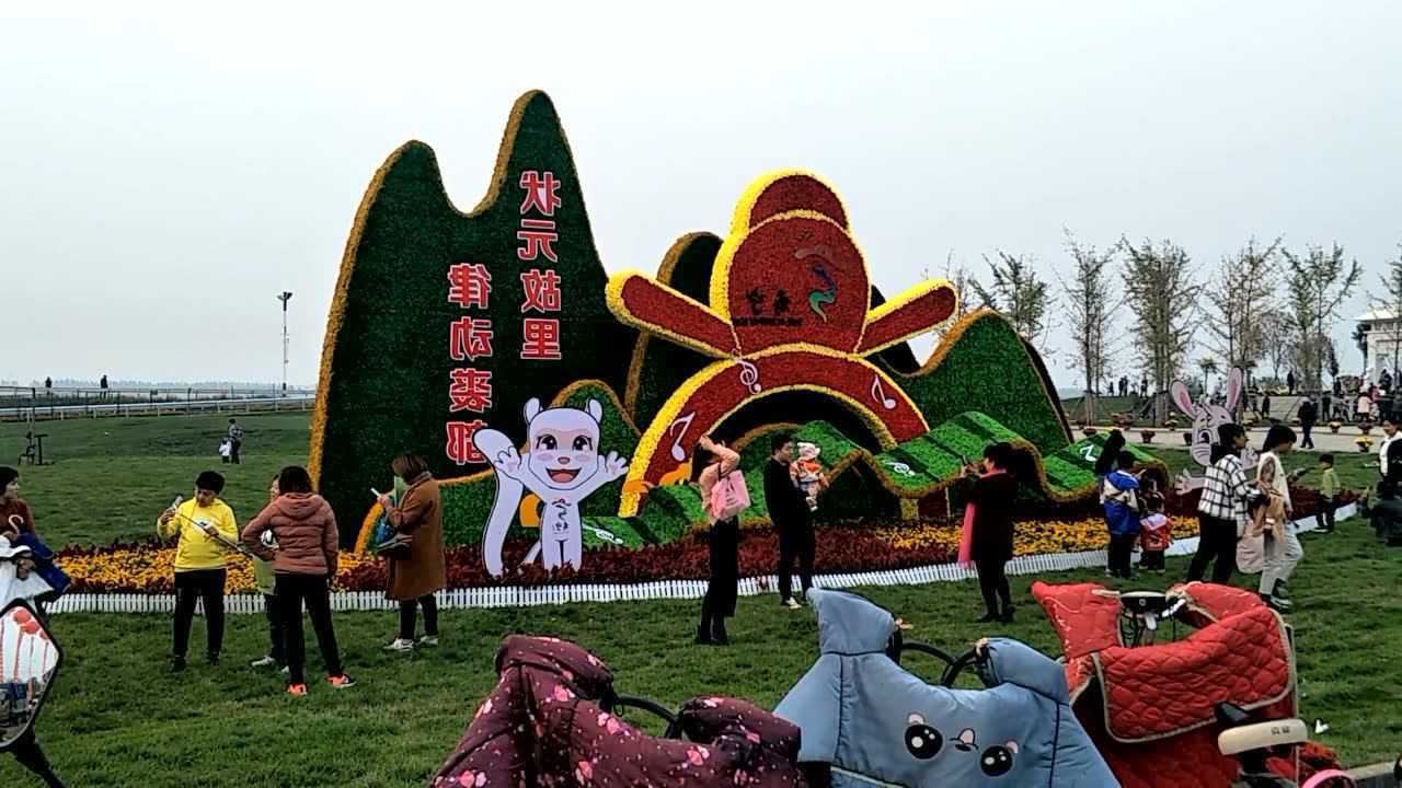 美丽的肃宁状元湖畔