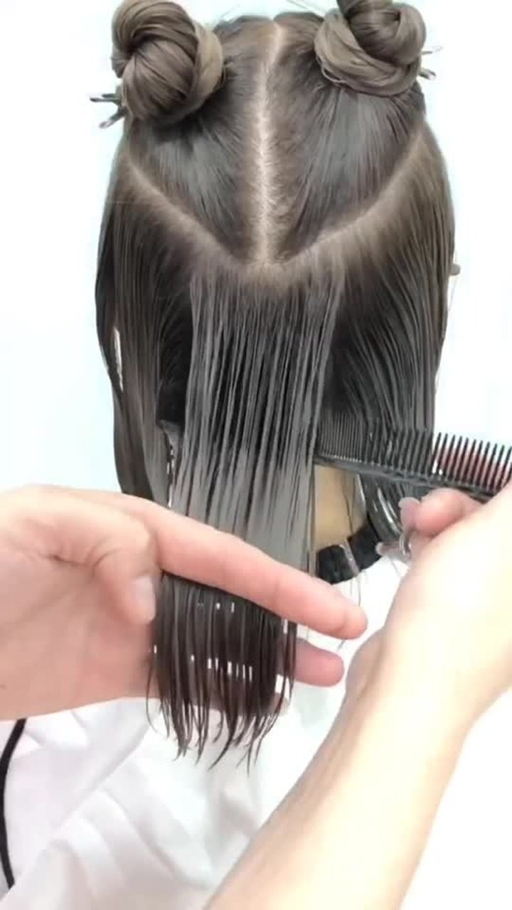 可咸可甜日常锁骨发发型师美发鬼手小熊two町kaboo美发