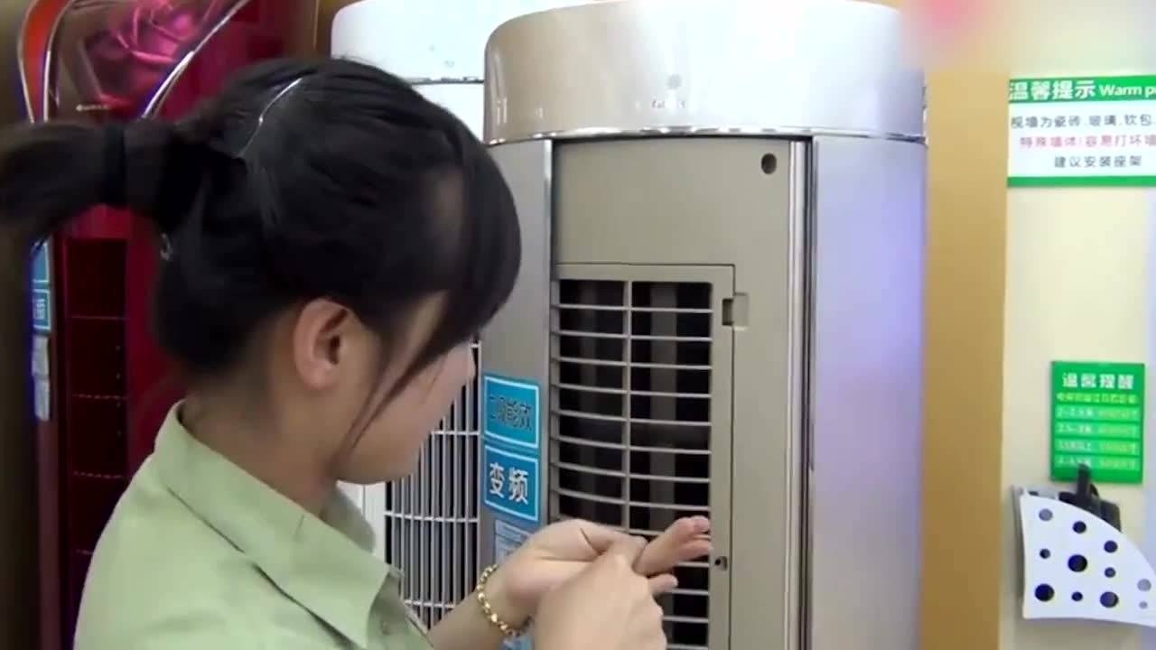 格力圆柱空调清洗滤网拆卸方法教程，2分钟学懂也是老师傅_高清