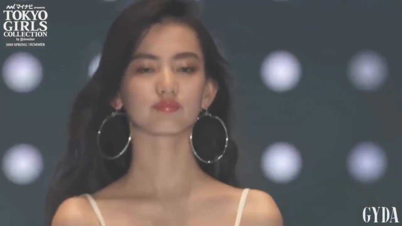 日本东京时装周走秀，模特们个个都是神颜！tina最后惊艳全场！_高清