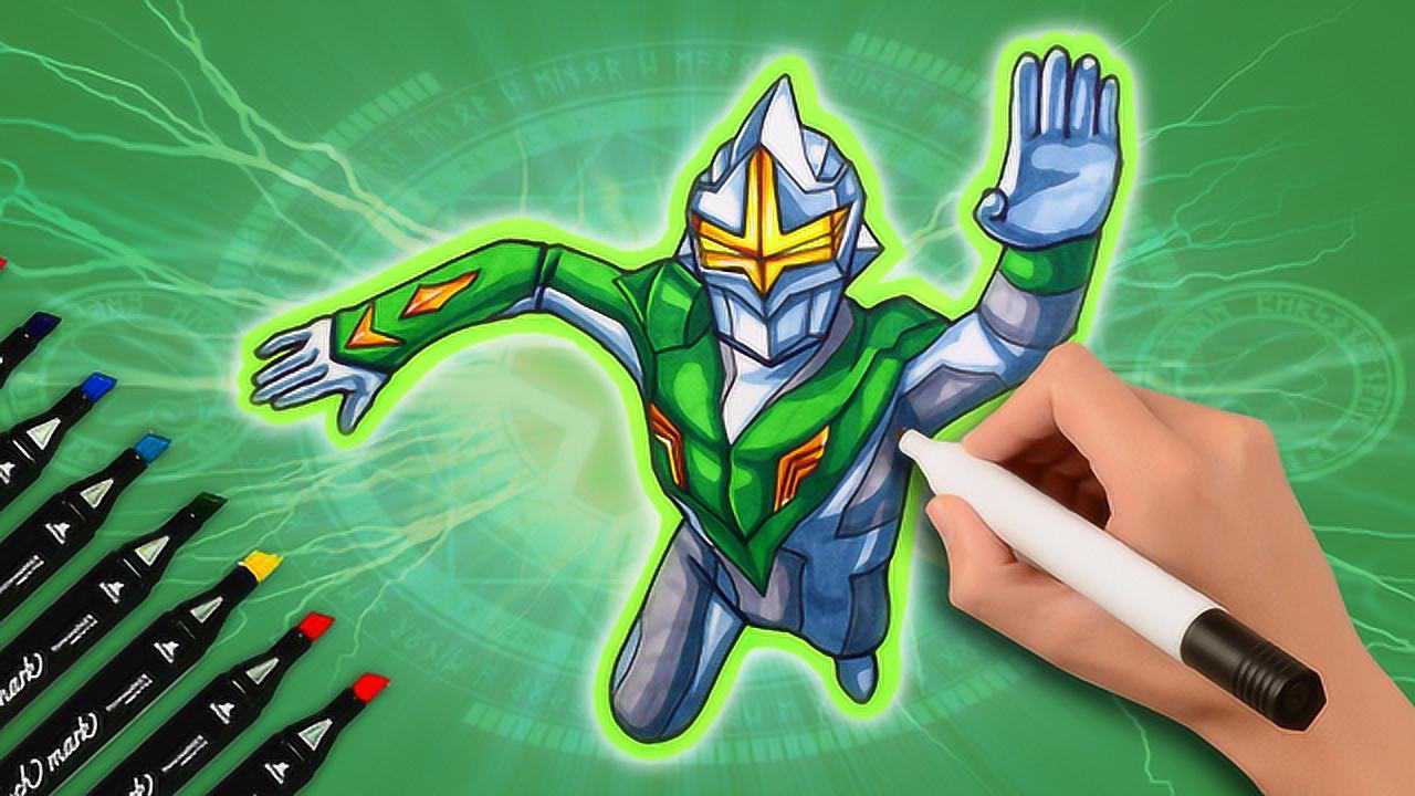 绘画镜子骑士的登场画面,好像比奥特曼还要帅气啊_高清1080p在线观看