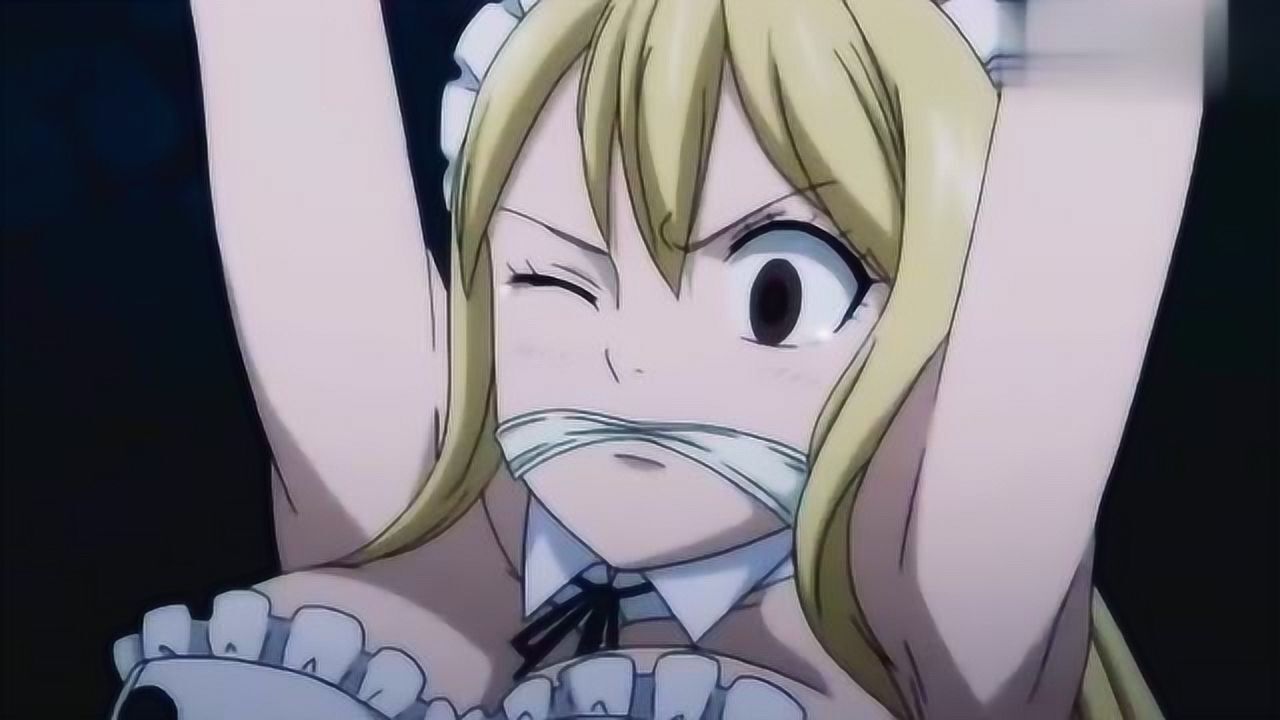 妖精的尾巴黑魔法师要对露西用刑真不怕惹了纳兹啊