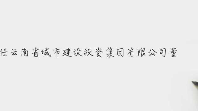 云南城投集团原董事长许雷被逮捕