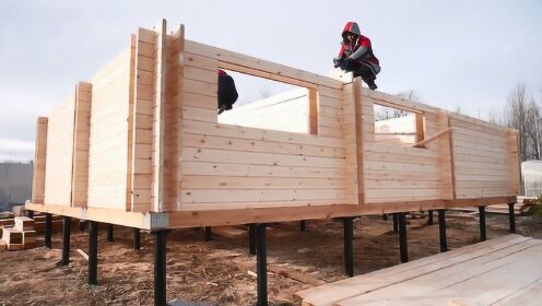 用半个月建造一栋木屋，住着真舒服，成本会比混凝土结构便宜吗