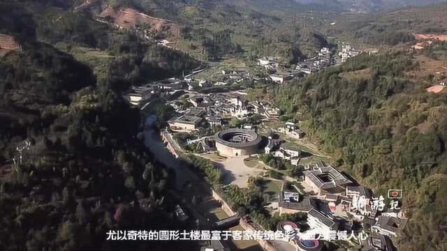 航拍福建龙岩客家土楼,堪称中国建筑史的一朵奇葩,太震撼人心了