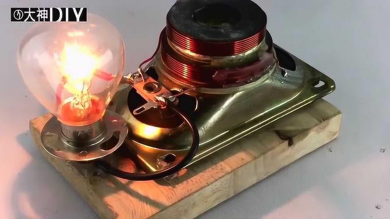 法拉第电磁感应现象实验20磁石铜线圈切割磁感线让灯泡通电发光