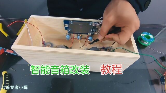 DIY改装智能音箱,妥妥提升几倍音质,效果比市面几百块钱的要好