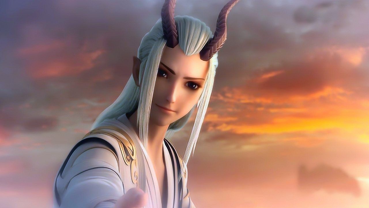 西行纪这是天羽狩和敖雪小时候的样子非常帅气可爱