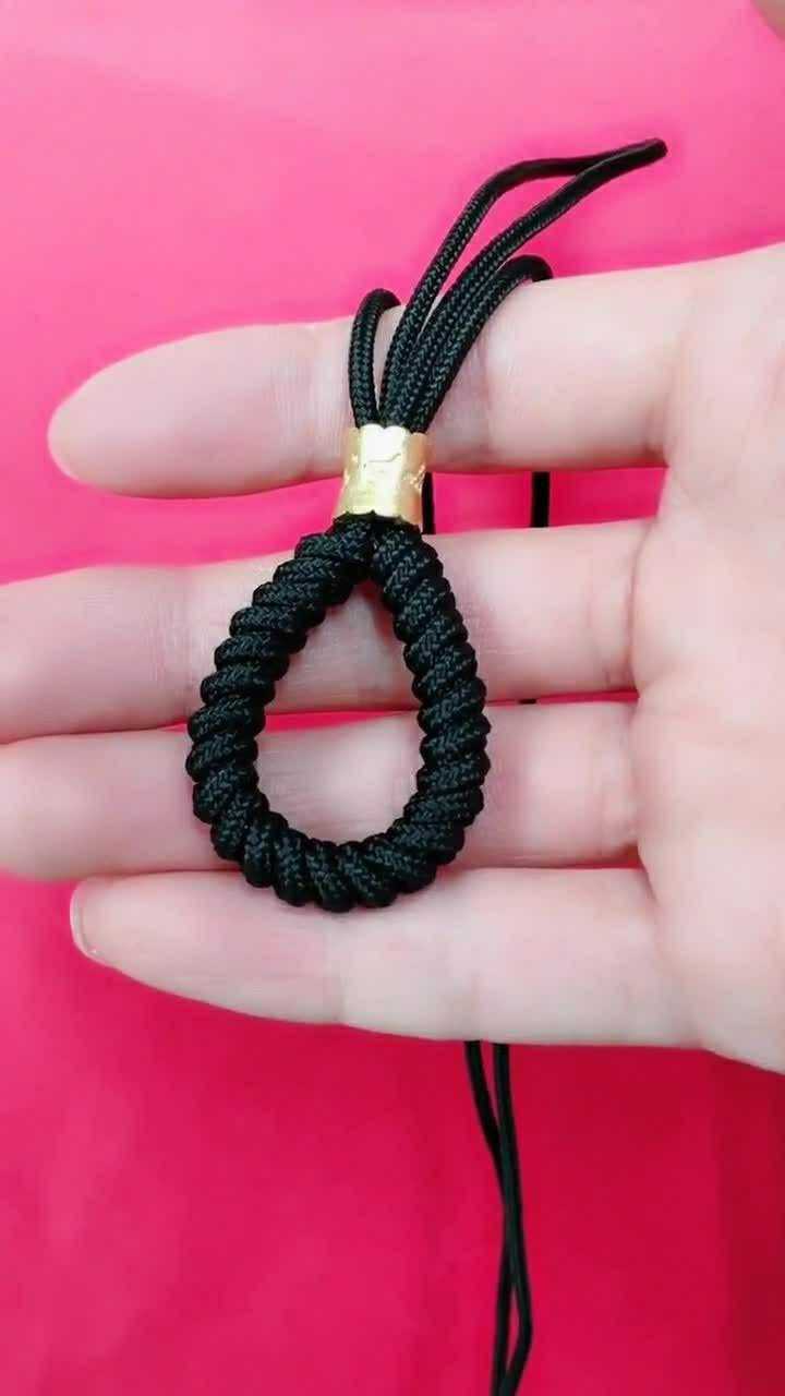 金刚结包芯教程,完美的金刚结就是这么来的,自己做吧