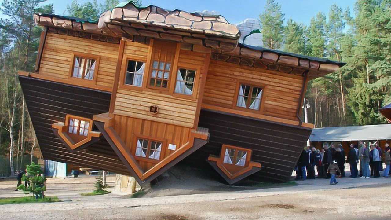 你见过倒立的房子吗?这个房子的东西都是倒置的,游客都不太敢进去