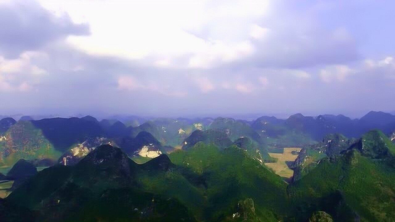 航拍广西十万大山，这样壮观的山脉，你们未必见过_高清