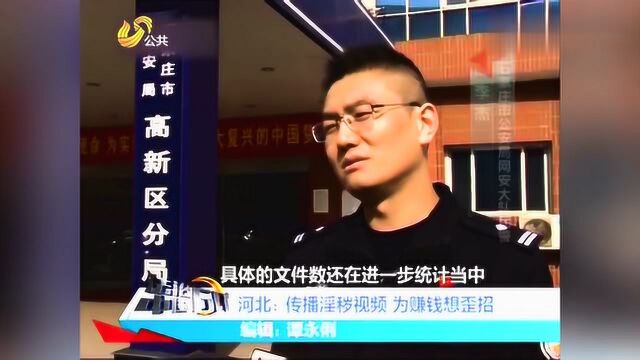 河北小伙一心想赚钱,网上贩卖4千部视频,民警都不忍直视