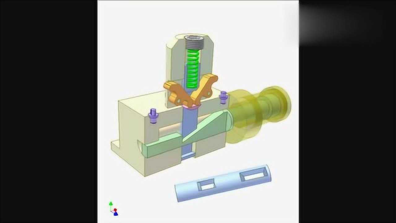 楔形滑块驱动的机械夹具看看是如何设计的