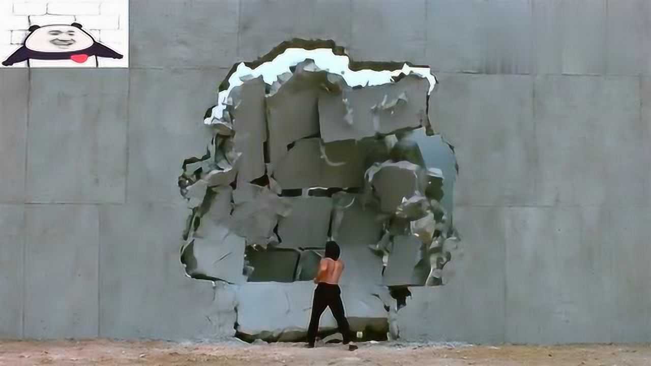 力王力王力大如牛一拳就把监狱围墙打破大家可以回家了