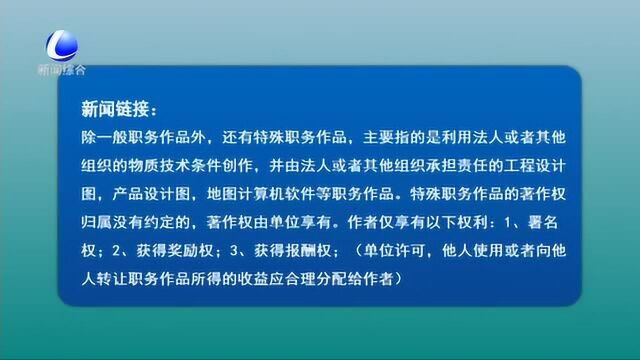 职务作品的著作权应归谁所有?