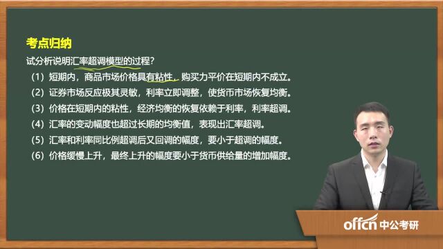 372020考研复试金融学考点归纳