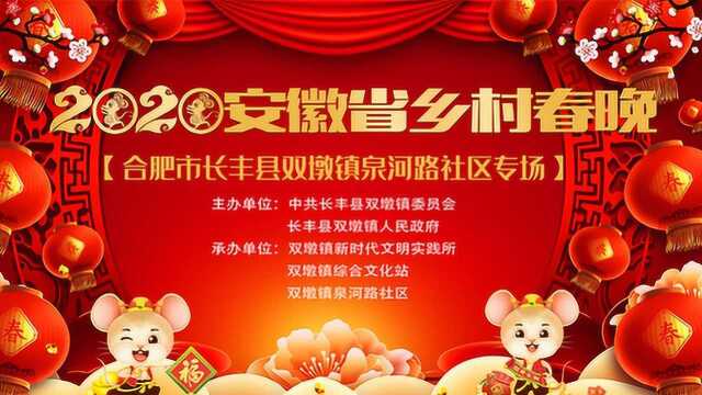 2020安徽乡村春晚【合肥市长丰县双墩镇泉河路社区专场】