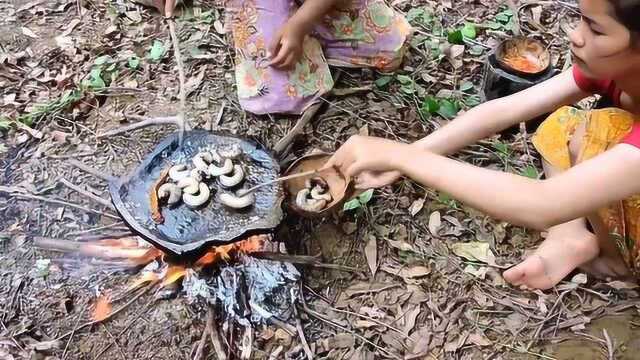 野外美食:石板烤虫子蜈蚣,真是重口味,这种虫子你认识吗