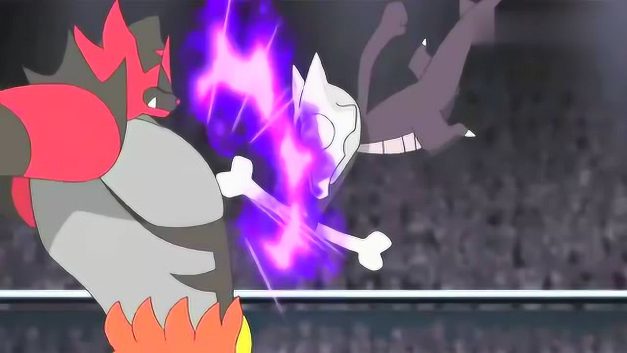 精灵宝可梦:炽焰咆哮虎的绝招登场,dd金勾臂