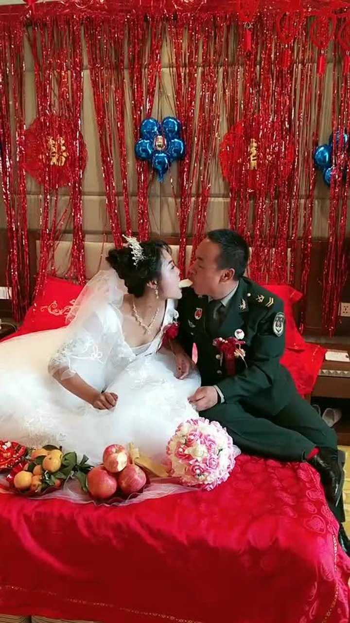 祝福军哥军嫂结婚了路过的沾沾喜气给个祝福