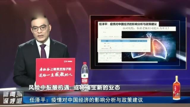 任泽平:疫情对中国经济的影响,给出分析与政策建议!