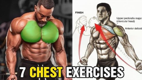 胸肌训练经典的7个动作，学会这些事半功倍！