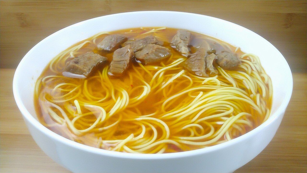家常牛肉面的做法面条劲道汤鲜味美做法非常简单