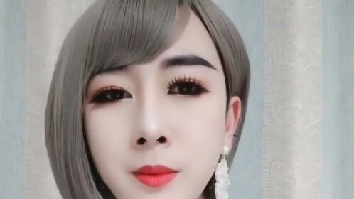 男生画女妆穿旗袍,戴上假发的那一刻好美啊,比女人都妖娆!