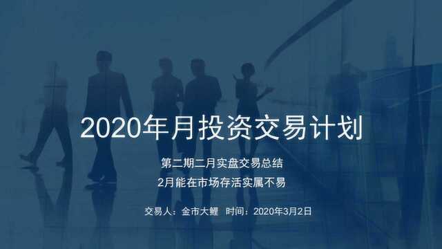 2020年第2期交易计划总结