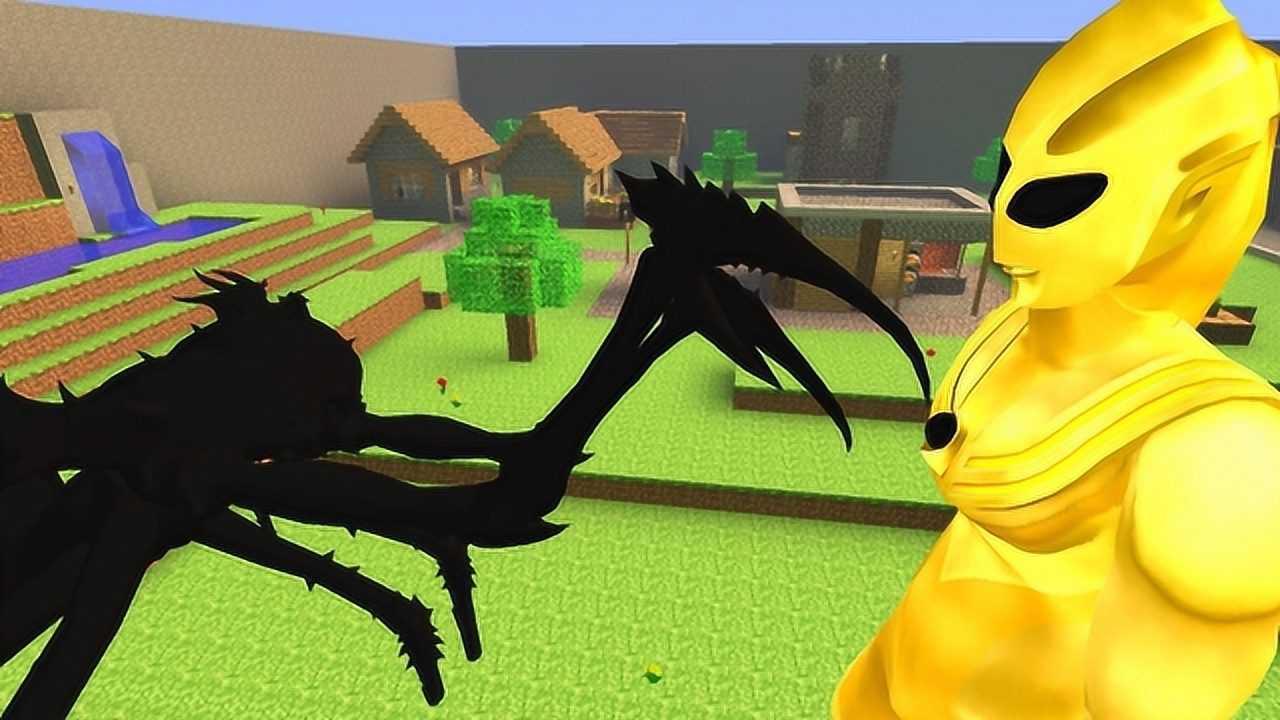 我的世界奥特曼系列我的世界奥特曼吃鸡闪耀迪迦被黑蜘蛛黑化了该怎么