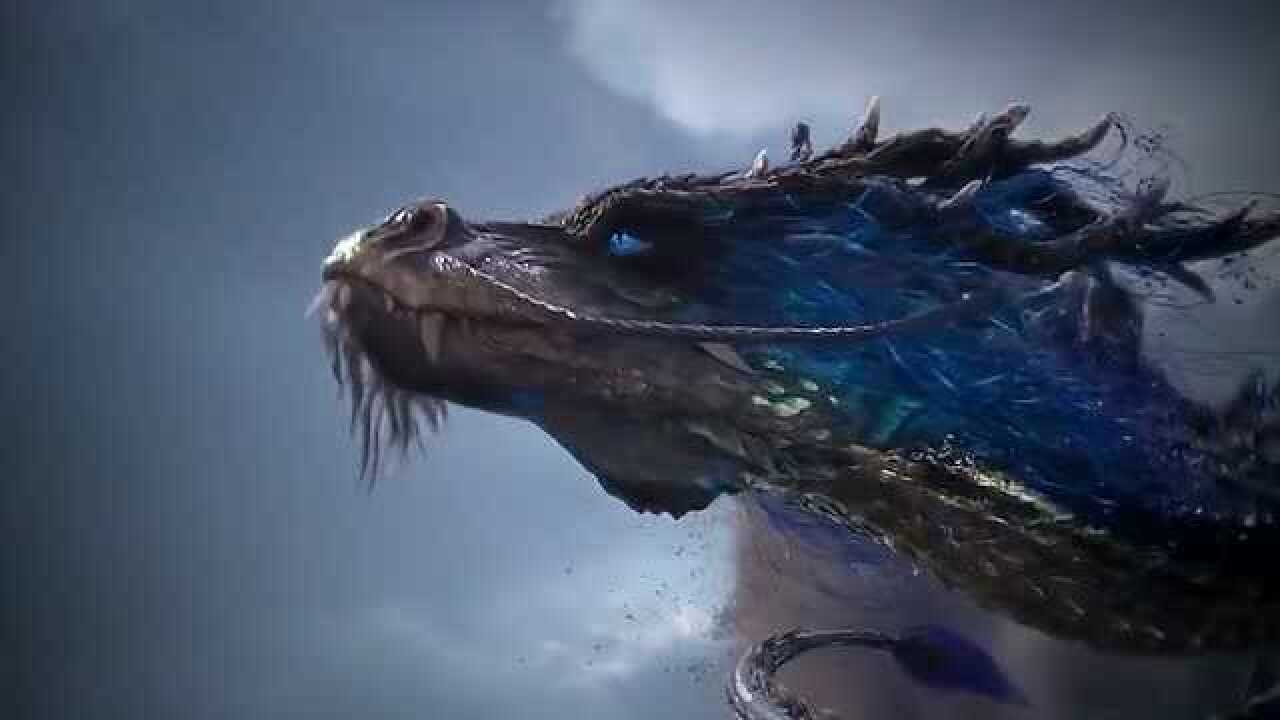 山海经里的神兽集合画质惊人结尾的双头龙太震撼