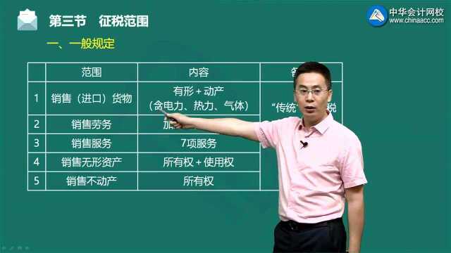 税务师《税法一》知识点:增值税征税范围